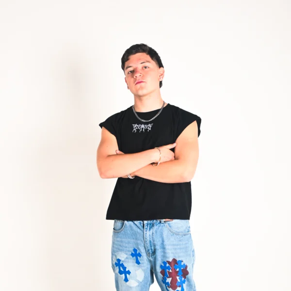 T-shirt Sleevless logo - Imagen 2